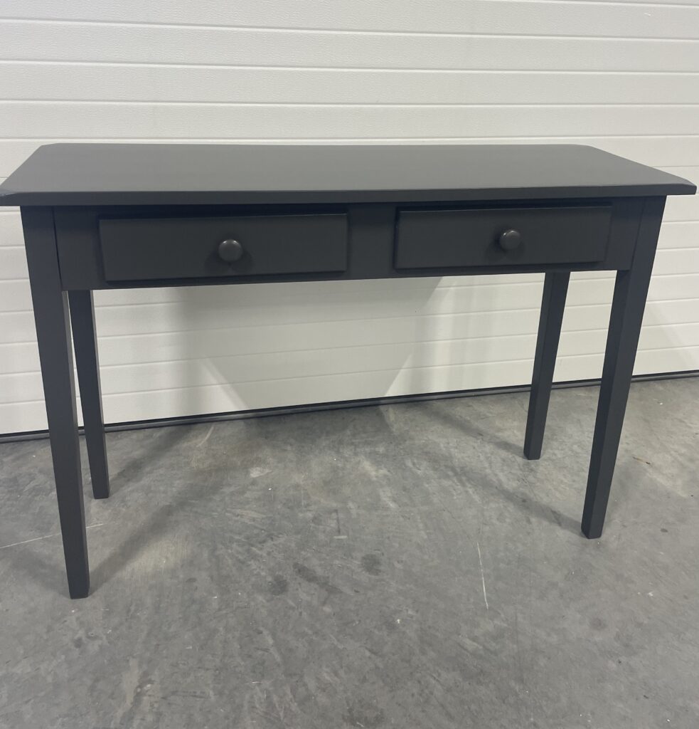 Charcoal Console Table Grit & Ash I Designs