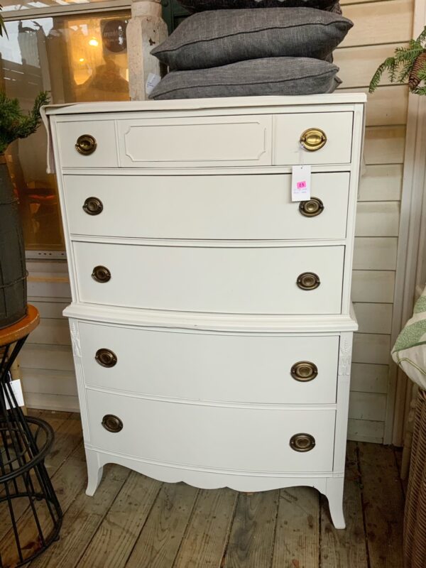 Tall White Dresser