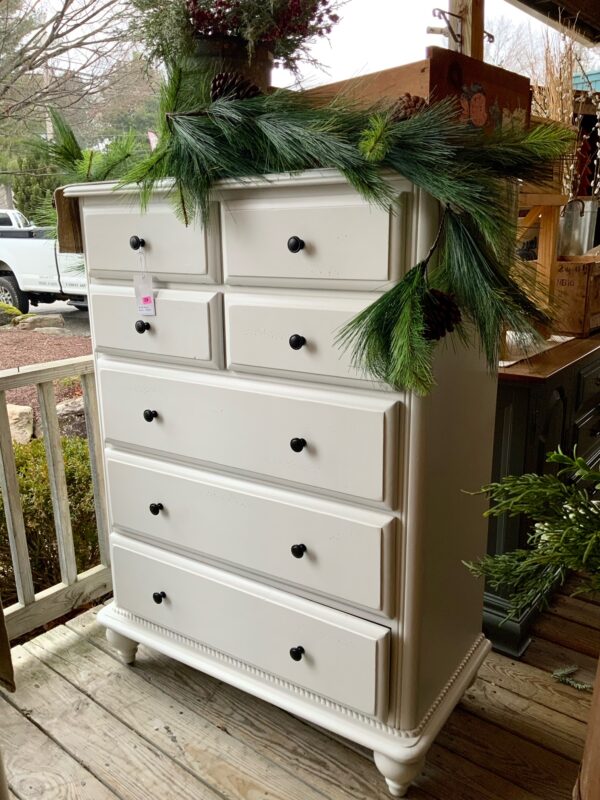 Tall White Dresser